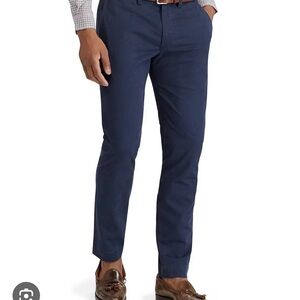 Polo stretch straight fit blue chinos